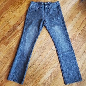 Helix Men's Gray Wash Slim Jeans, 30/32